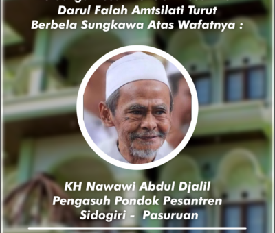 Pengasuh PP. Sidogiri - KH. Nawawi Abdul Jalil Meninggal